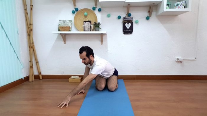 parsva-adho-mukha-vajrasana