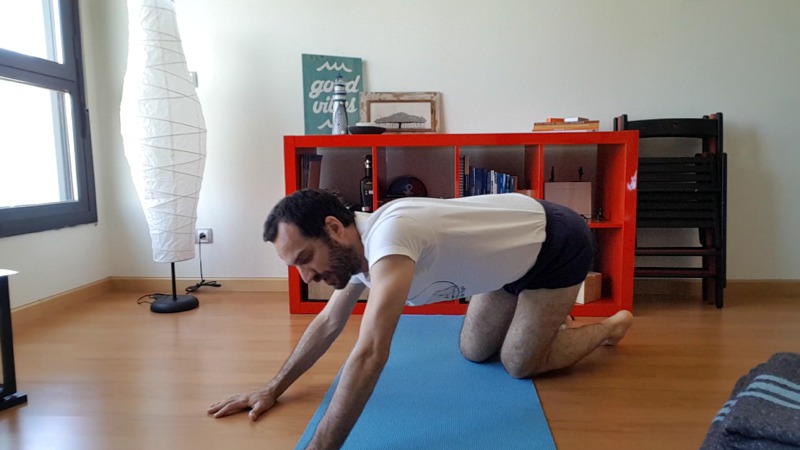 giros con las caderas para el dolor lumbar